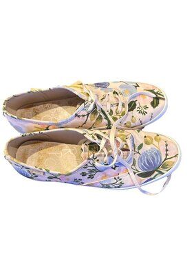 Keds Womens X Rifle Paper Co Sneaker Size 9.5  Floral Lace Up New